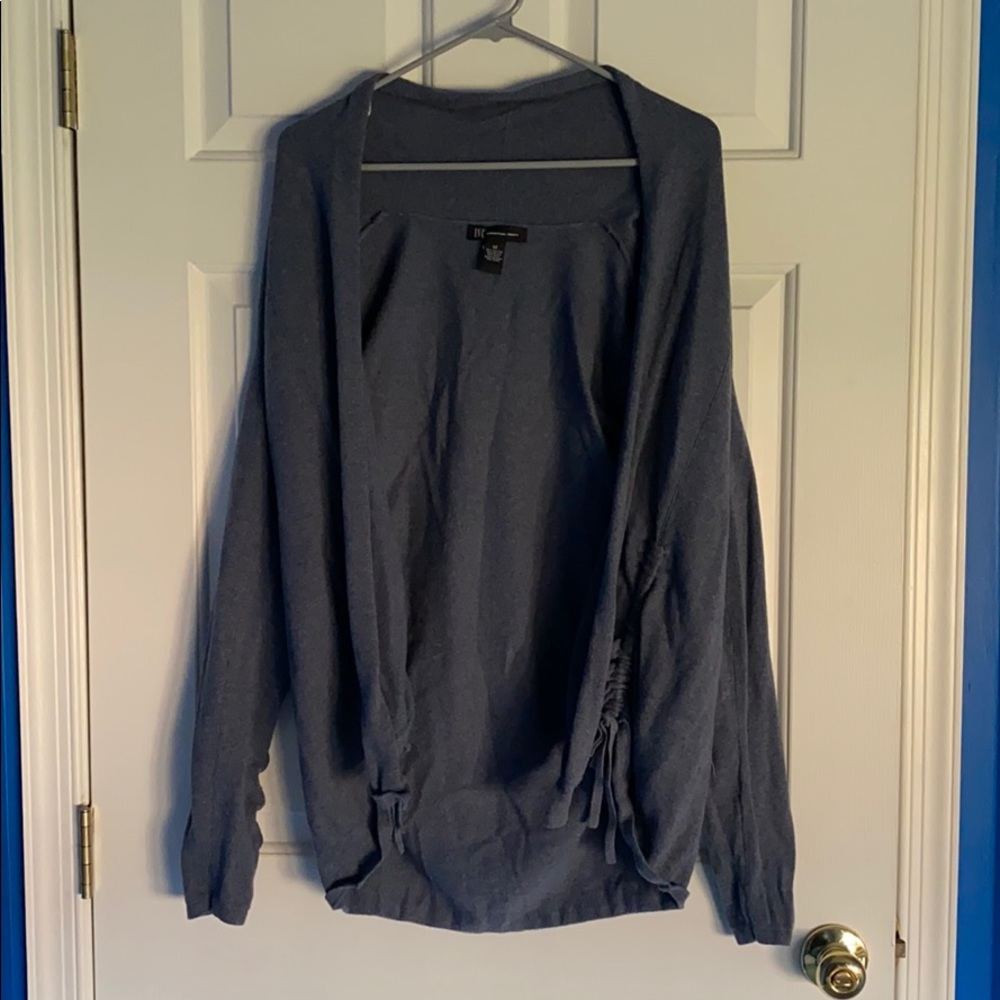 INC International Concepts Gray Cardigan